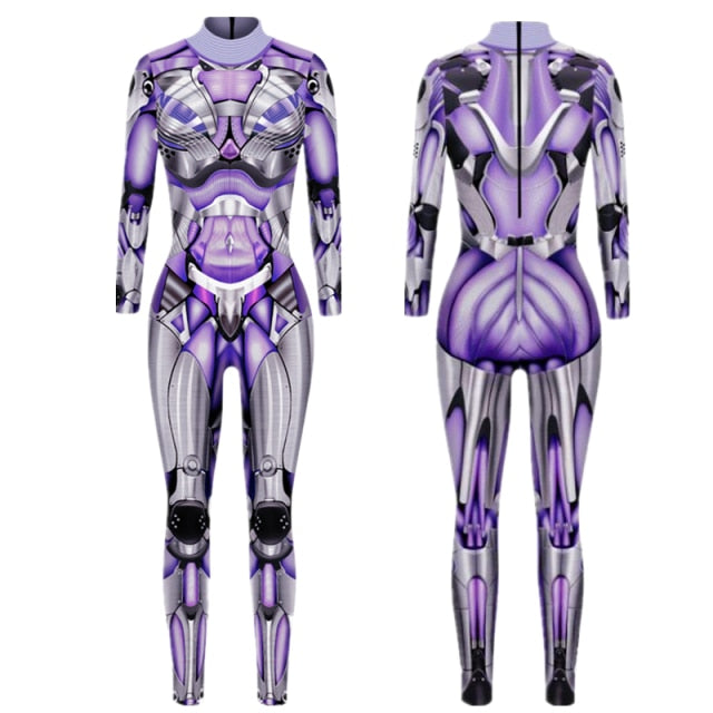 Sexy Slim Robot Costume