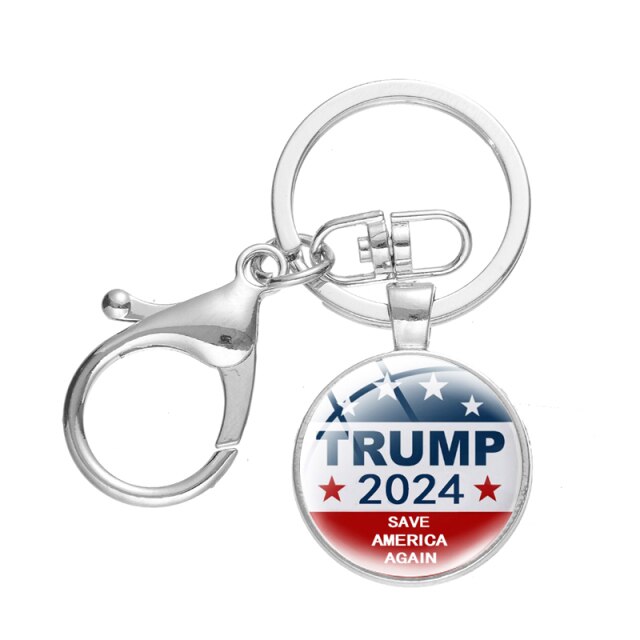 Trump 2024 Save America Again Keychain