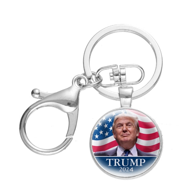 Trump 2024 Save America Again Keychain