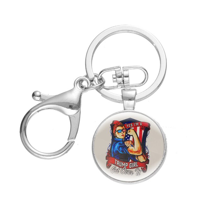Trump 2024 Save America Again Keychain