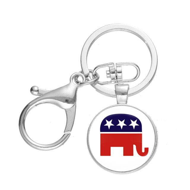 Trump 2024 Save America Again Keychain