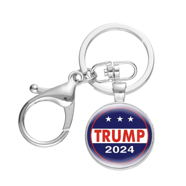 Trump 2024 Save America Again Keychain