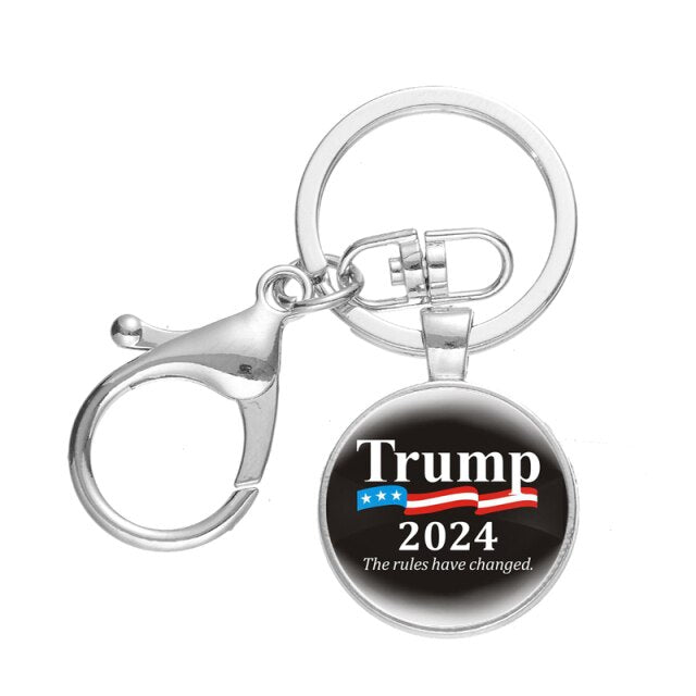 Trump 2024 Save America Again Keychain