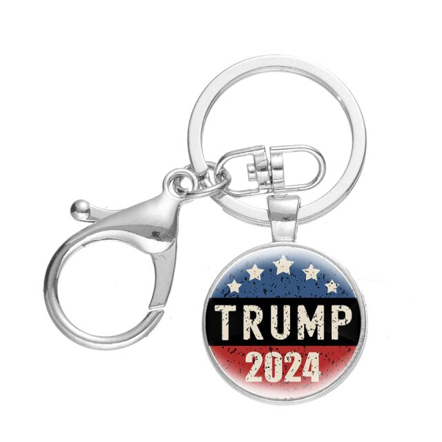 Trump 2024 Save America Again Keychain