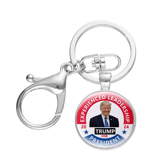 Trump 2024 Save America Again Keychain