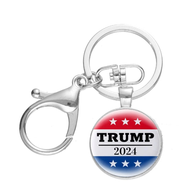 Trump 2024 Save America Again Keychain