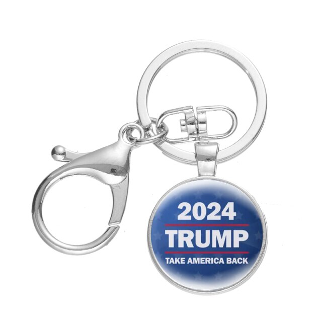 Trump 2024 Save America Again Keychain