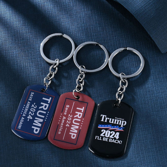 Halloween Donald Trump Stainless Steel Keychain accessory