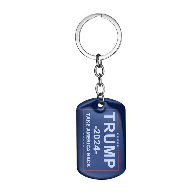 Donald Trump Stainless Steel Keychain