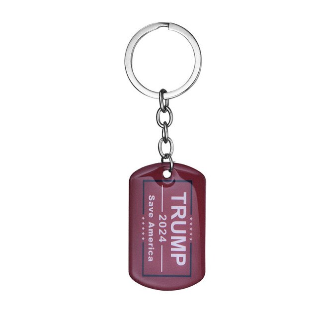 Donald Trump Stainless Steel Keychain