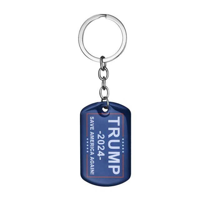 Donald Trump Stainless Steel Keychain