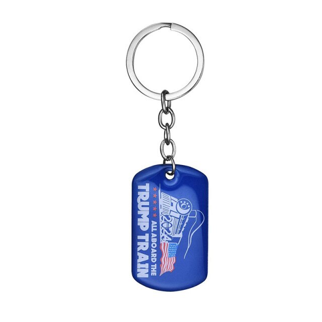 Donald Trump Stainless Steel Keychain