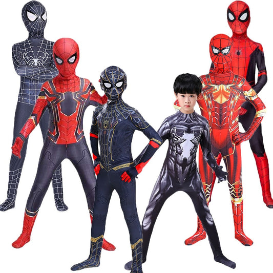 Spiderman superhero costume bodysuit for Halloween