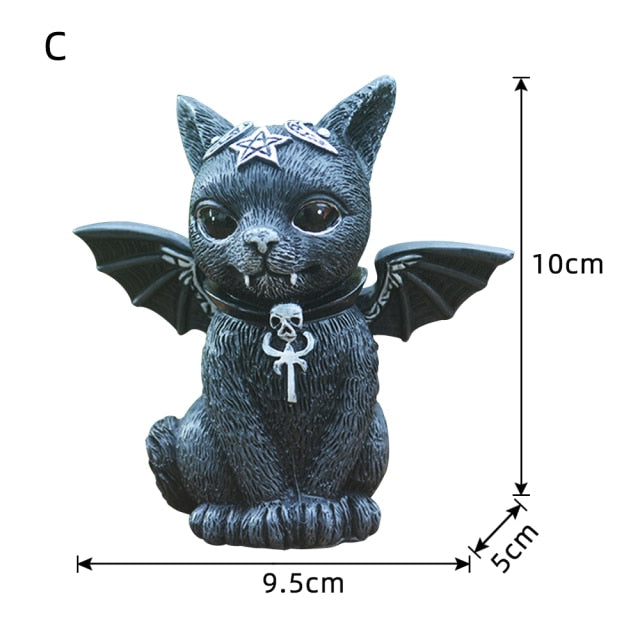 Desktop Decoration Evil Cat Sculpture