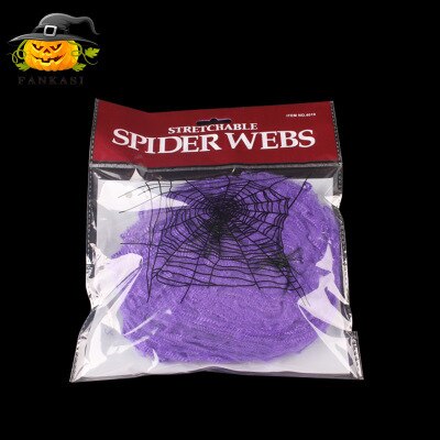 New Halloween Horrible Big Black Furry Fake Spider