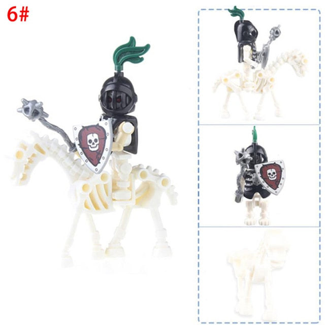 Halloween Skeleton Knight Figures