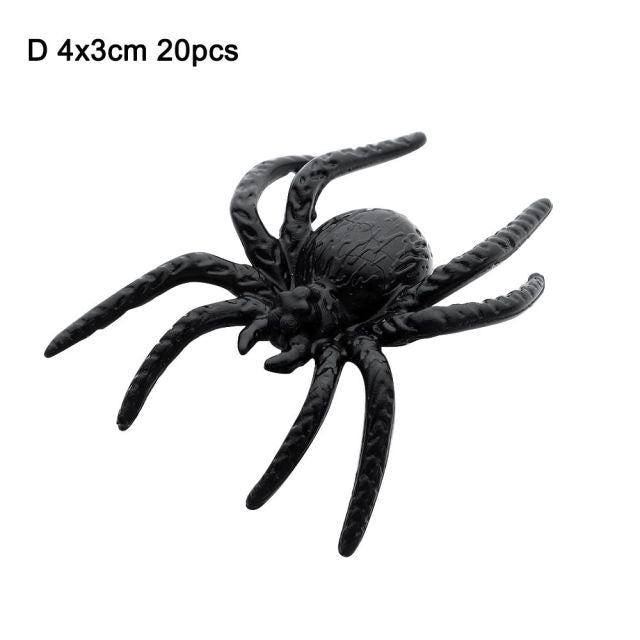 Black Spider Halloween Decoration Toy