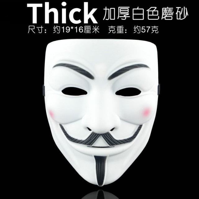 Halloween Vendetta Anonymous Cosplay Mask