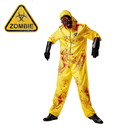 Halloween Reneecho Adult Zombie Hazmat Radiation Jumpsuit