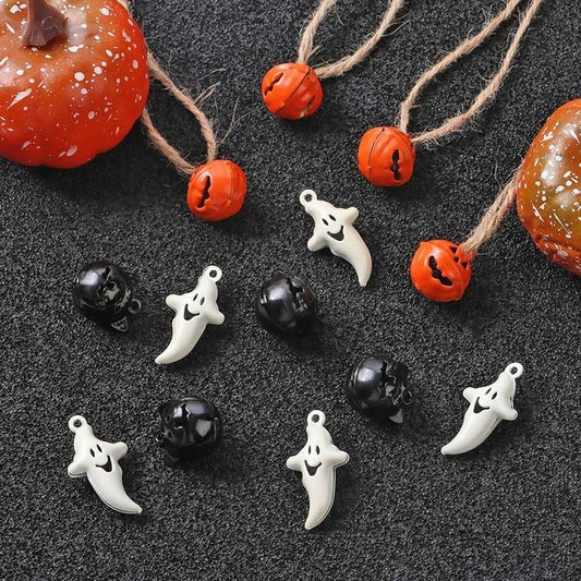 Scary Pumpkin DIY Halloween Bell accessory