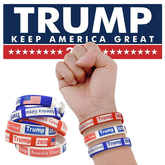 Halloween e Trump 2022 Wristband Color Sports Bracelet Rubber Fitness accessory