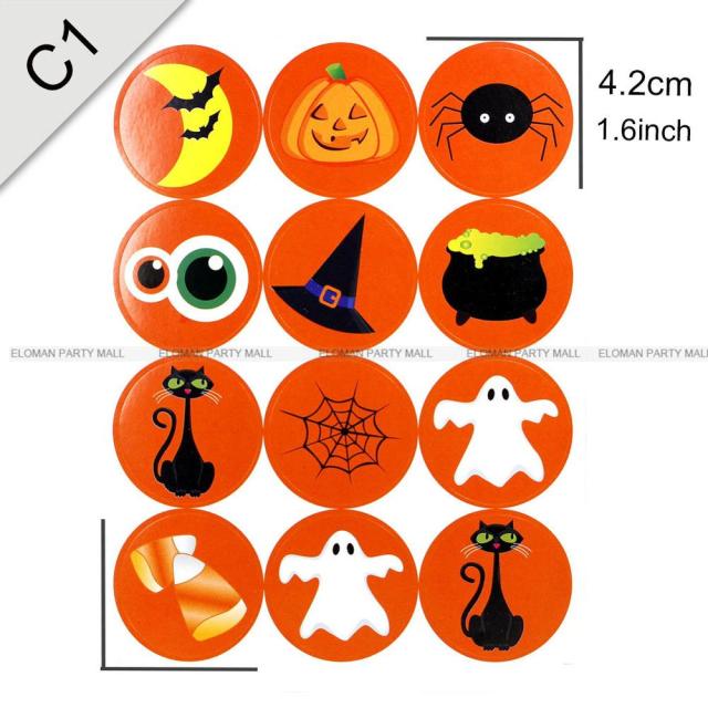 Horror Funny Pumpkin Pack DIY Stickers