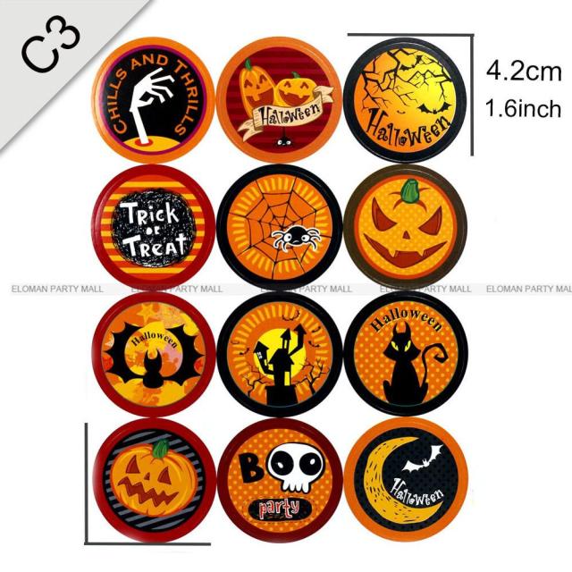 Horror Funny Pumpkin Pack DIY Stickers