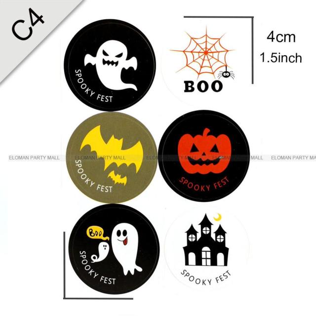 Horror Funny Pumpkin Pack DIY Stickers