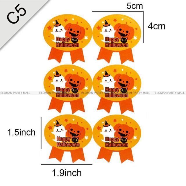 Horror Funny Pumpkin Pack DIY Stickers