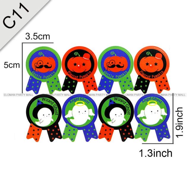Horror Funny Pumpkin Pack DIY Stickers
