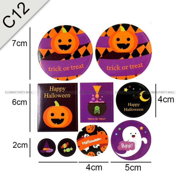 Horror Funny Pumpkin Pack DIY Stickers