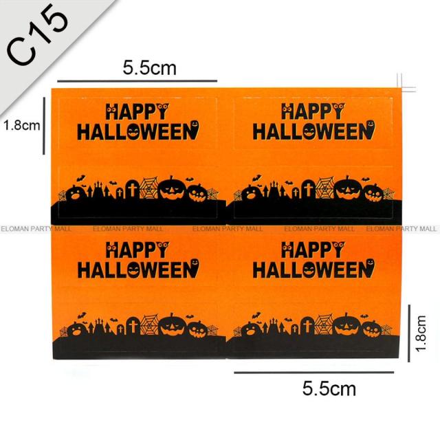 Horror Funny Pumpkin Pack DIY Stickers