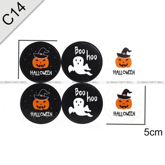 Horror Funny Pumpkin Pack DIY Stickers