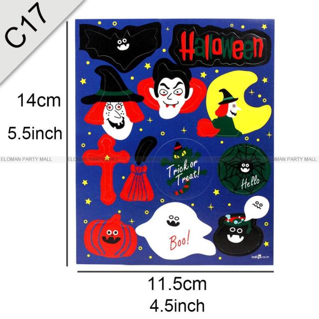 Horror Funny Pumpkin Pack DIY Stickers