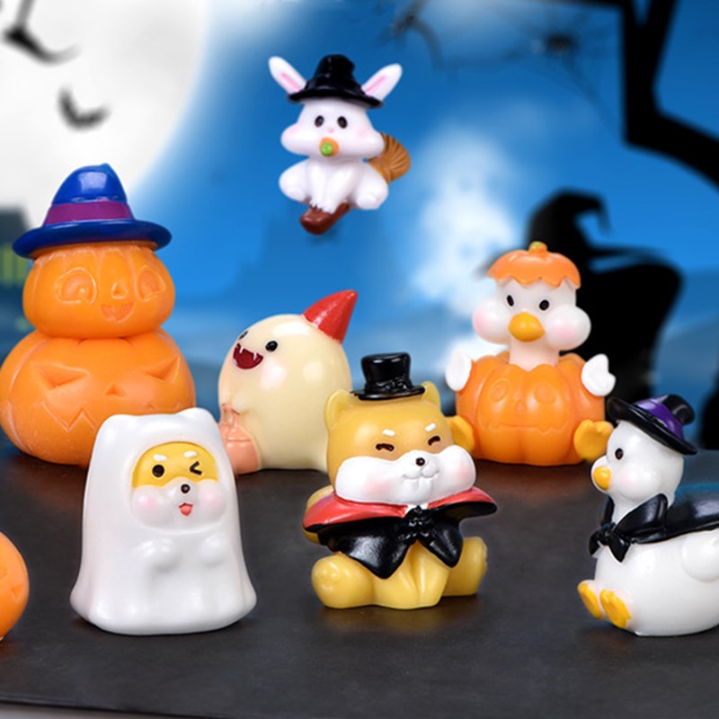 Cute Miniature Halloween Figurines
