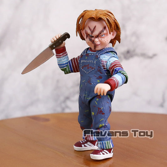 Scary Killer Kid With Knife Figurine