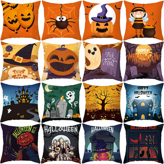 Ghost Halloween Decoration for Home Pillowcase