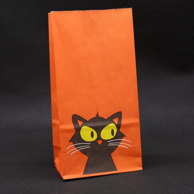 Kraft Paper Halloween Snacks Bag