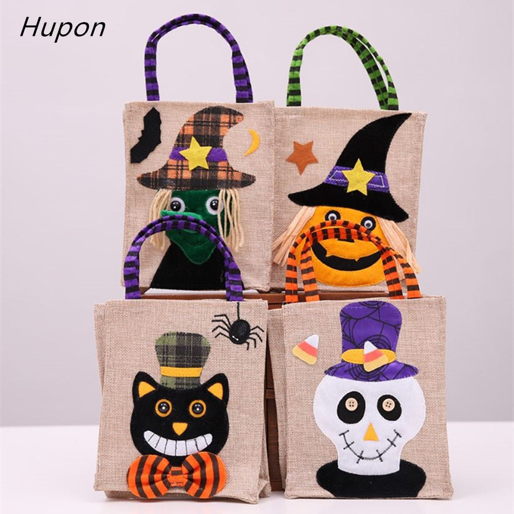 Scary Witch Ghost Pumpkin Gift Bag