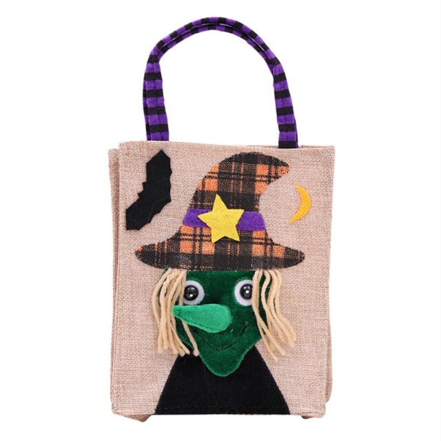 Scary Witch Ghost Pumpkin Gift Bag