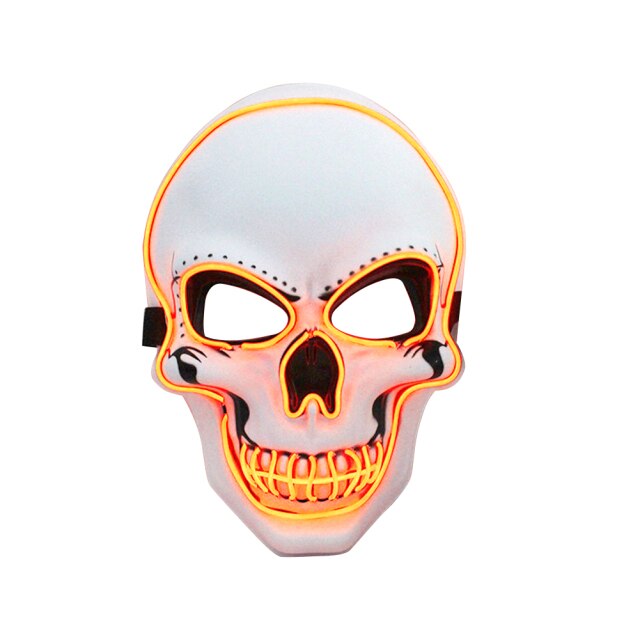 Glowing Skull Mask Party Light Up Masks