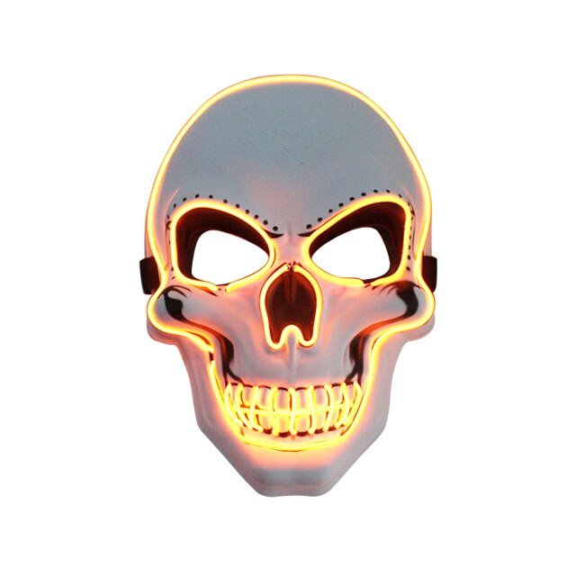 Glowing Skull Mask Party Light Up Masks