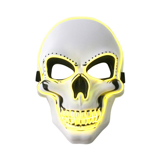 Glowing Skull Mask Party Light Up Masks