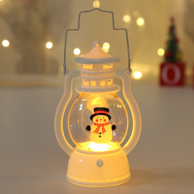 Night Light Lantern Portable LED Small Oil Lamp