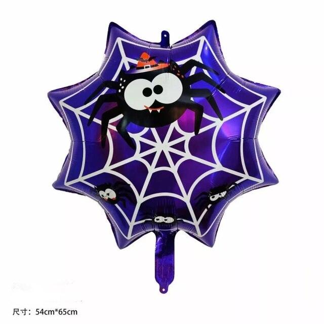 Aluminum Balloon Cartoon Style Spider Ghost Bat Balloon - All Halloween Costumes