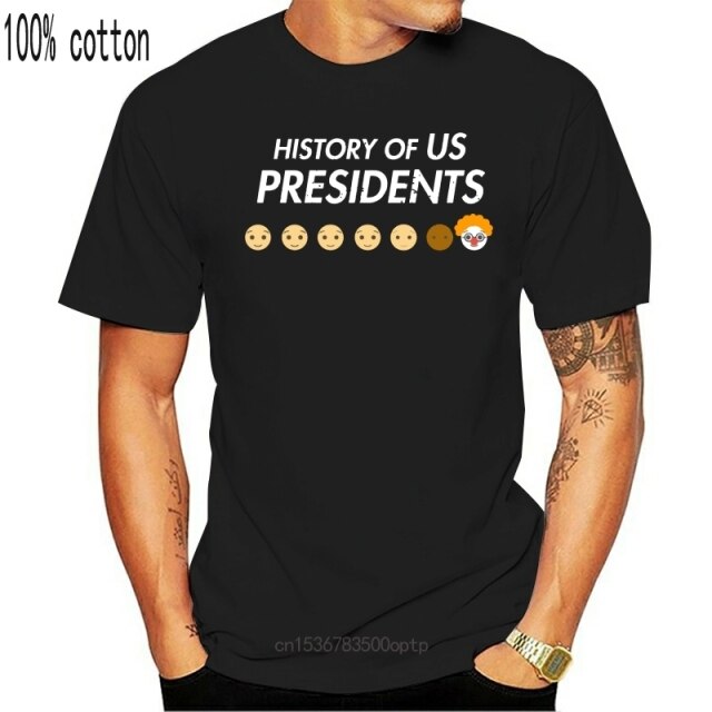 New History Of US Presidents 2021 Novelty T-shirt