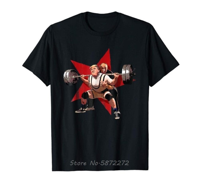 Funny Anti Trump Squat Like Putin Tee