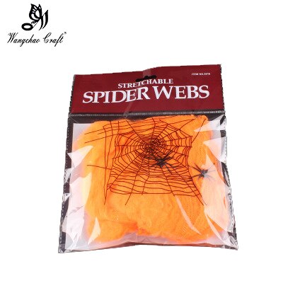 Artificial Spider Web Decoration Scary Party Scene Prop
