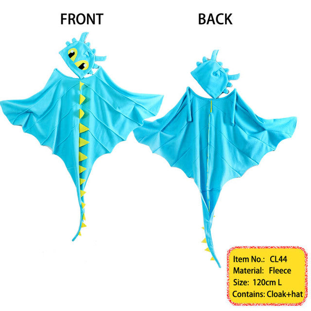 Dragon Cloak With Hat Halloween Costumes