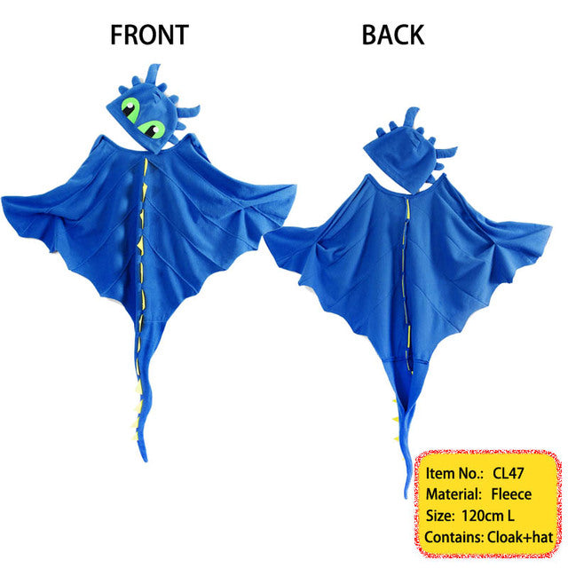 Dragon Cloak With Hat Halloween Costumes